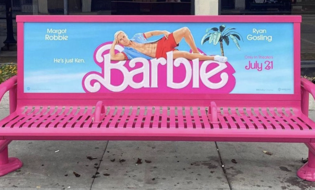 Barbie outdoor advertising