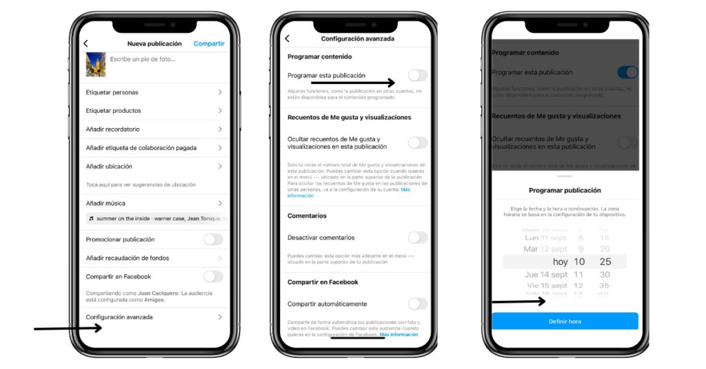 programar publicaciones en instagram