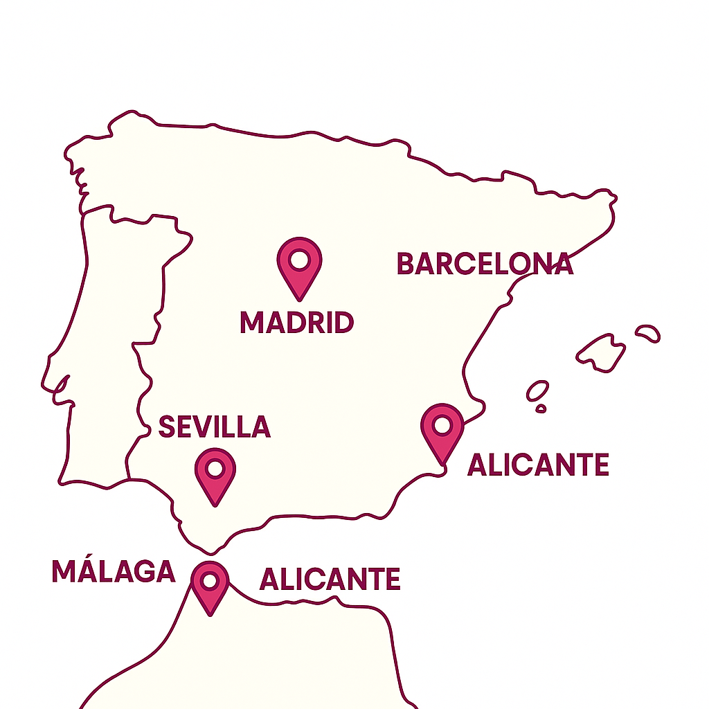 Alcance FlowFlamingo en España